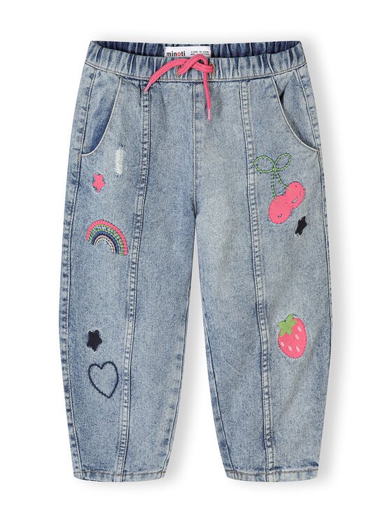 minoti minoti Jeansy 30JEAN100 Granatowy Relaxed Fit