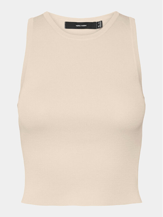 Vero Moda Vero Moda Top Ginny 10300339 Biały Slim Fit
