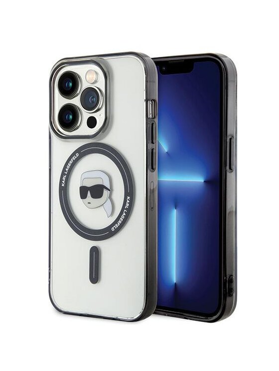 Etui na telefon KARL LAGERFELD, Przezroczysty, iPhone 15 Pro Max