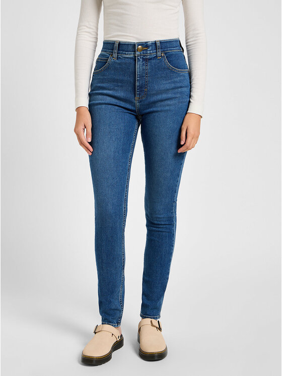 Lee Lee Jeansy ULC SKINNY Niebieski Skinny Fit