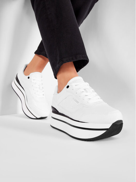 Guess Guess Sneakers Hansin FL5HNS PEL12 Alb