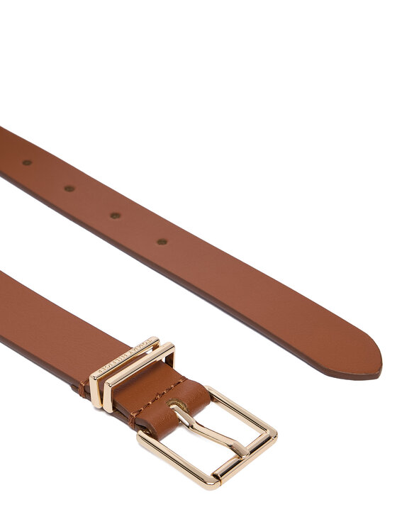 Tommy Hilfiger Tommy Hilfiger Ζώνη Th Square 2.5 AW0AW18692 Καφέ