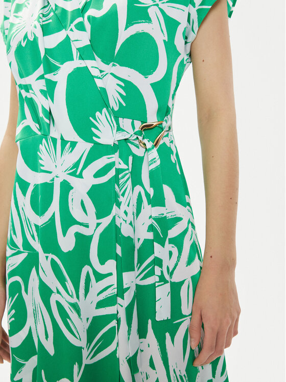 Joseph Ribkoff Joseph Ribkoff Poletna obleka 242030 Zelena Regular Fit