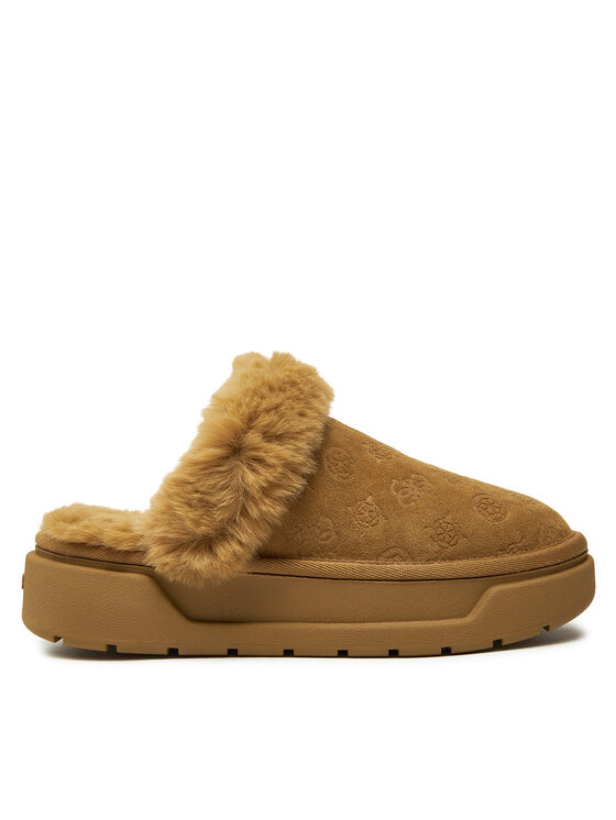 Guess Guess Papuče Unika3 FLFUK3 FAL06 Smeđa