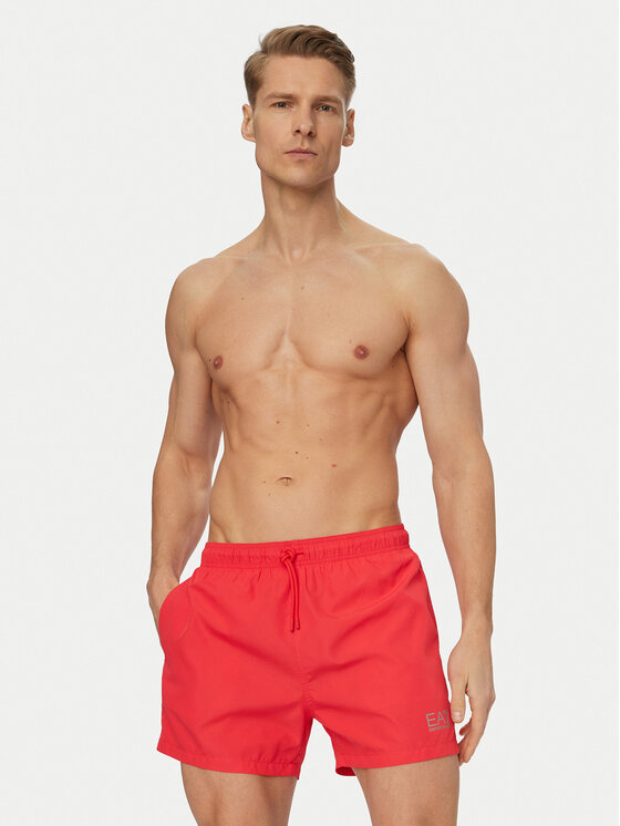 EA7 Emporio Armani EA7 Emporio Armani Pantaloni scurți pentru înot 7M001677 AF13019 M4093 Roșu Regular Fit