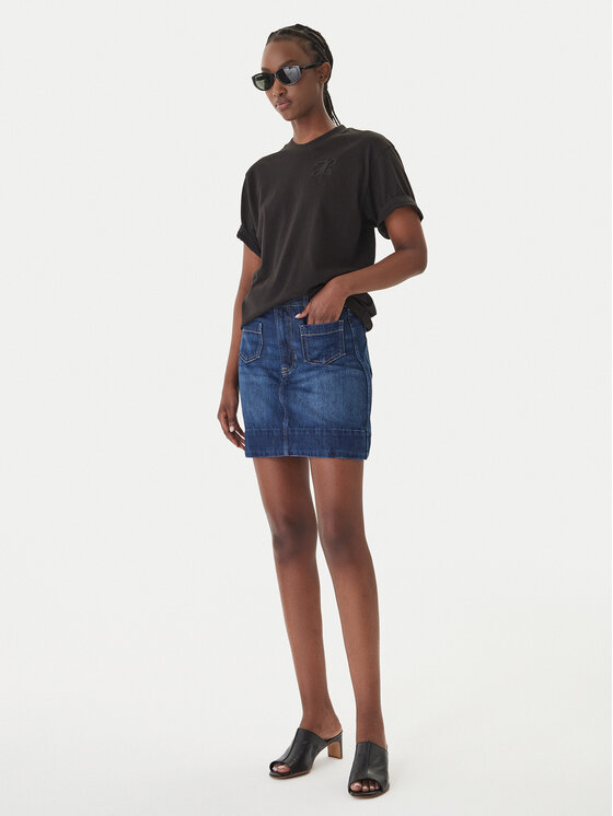 BOSS BOSS Джинсова спідниця 50559404 Голубий Regular Fit