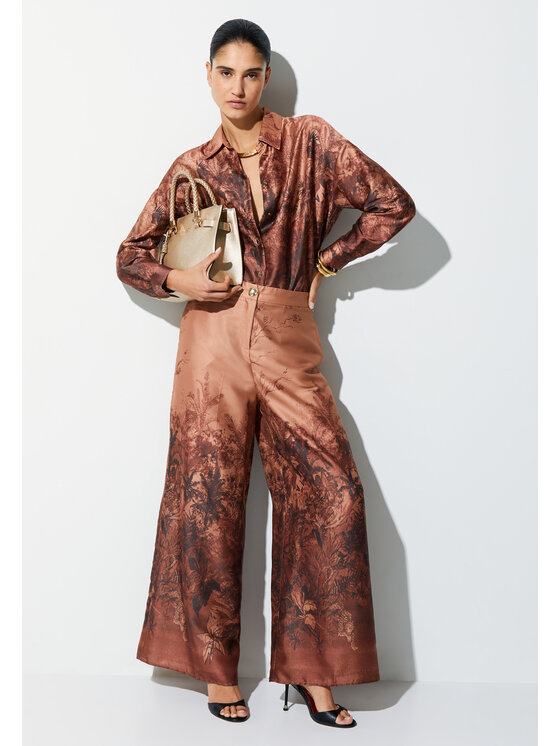 Liu Jo Liu Jo Camicia CA6336TS01AP9655 Marrone Loose Fit