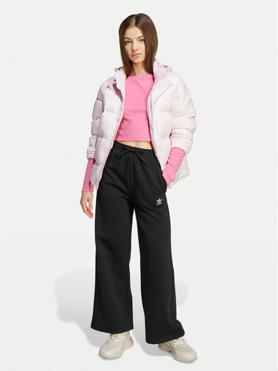 adidas adidas Teplákové nohavice JX2780 Čierna Wide Leg