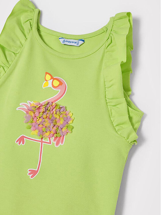 Completo top e pantaloncini 3286 Multicolore