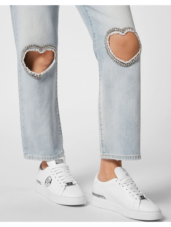 PHILIPP PLEIN PHILIPP PLEIN Jeansy 20733 Niebieski jasny Loose Fit