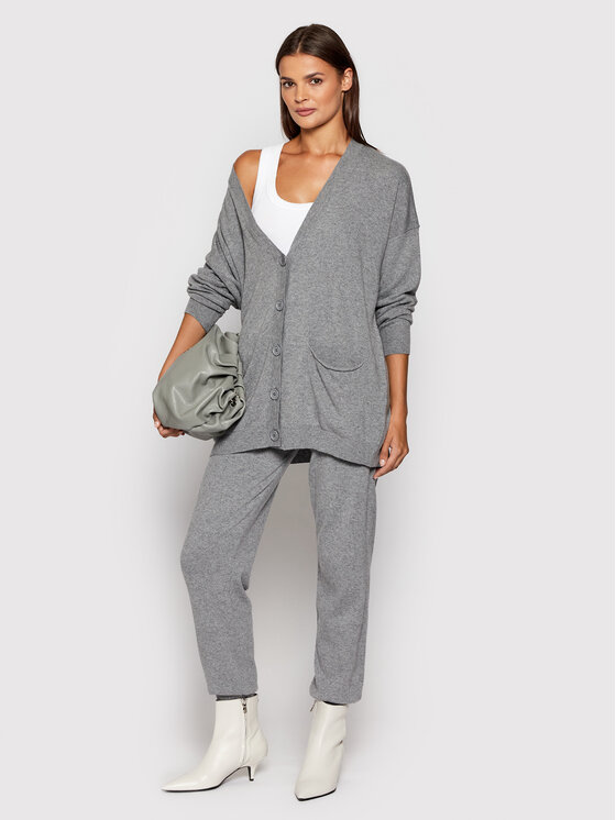 Cardigan 3M8363 Grigio Oversize