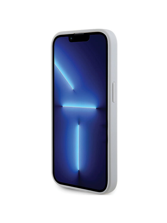 Guess Guess Etui na telefon iPhone 15 Pro Srebrny
