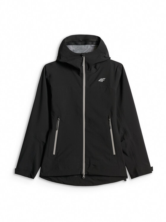 4F 4F Kurtka outdoor TREKKING Czarny Regular Fit