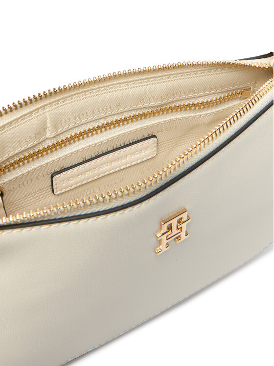 Tommy Hilfiger Tommy Hilfiger Kabelka Th Glam Mini Chain Crossover AW0AW18142 Écru