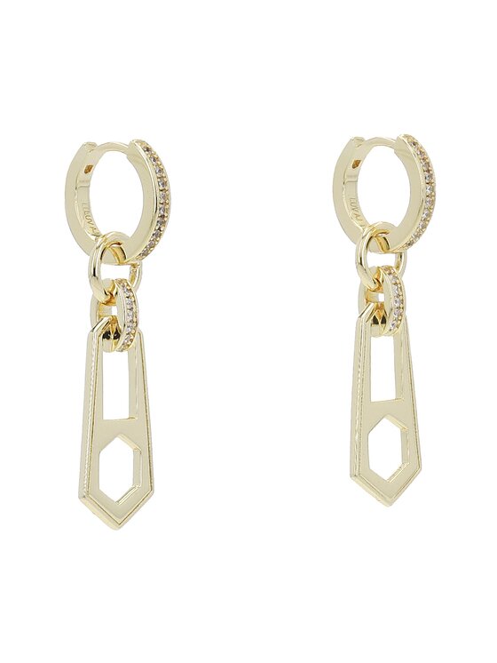 Orecchini Mini Zipper Huggies HOL22-E-MZH-G Oro