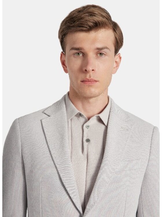 Pako Lorente Pako Lorente Marynarka P25WF-3X-017 Szary Slim Fit
