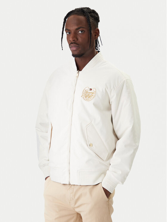 Tommy Hilfiger Tommy Hilfiger Bundy bomber MW0MW42011 Tmavomodrá Regular Fit