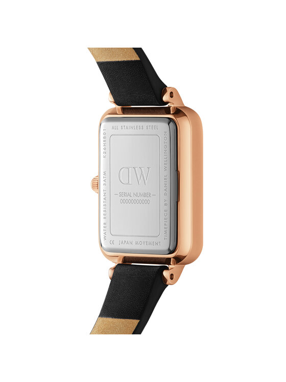Daniel Wellington Daniel Wellington Sat Quadro Roman Numerals Sheffield DW00100689 Crna