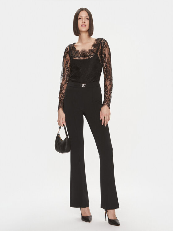 Liu Jo Liu Jo Bluză 5F3083 J4583 Negru Regular Fit