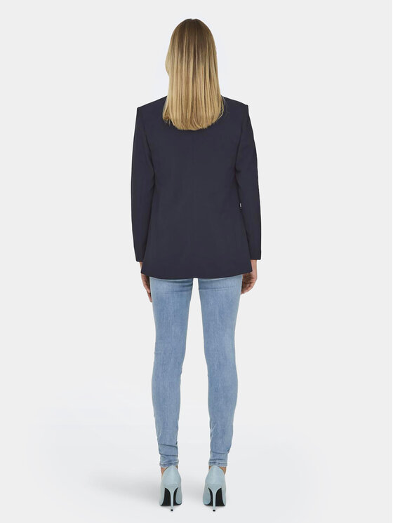 ONLY ONLY Marynarka Astrid 15310964 Granatowy Regular Fit
