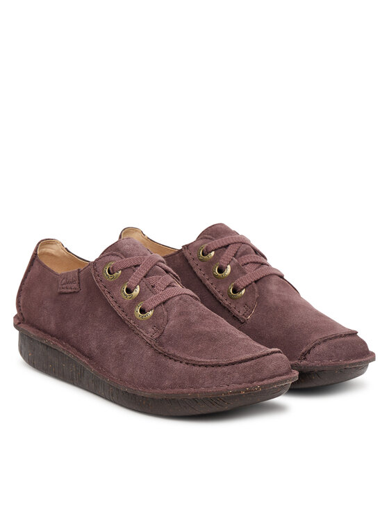 Clarks Clarks Nizki čevlji Funny Dream 26329385 Vijolična