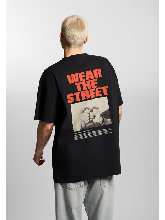 PROSTO. PROSTO. T-Shirt Wear The Street KL261MTEE1182 Czarny Oversize