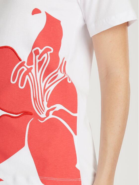 Cross Jeans Cross Jeans T-Shirt 56179-008 Biały Regular Fit