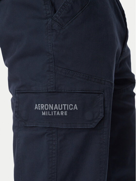 Aeronautica Militare Aeronautica Militare Cargo stiliaus kelnės 262PA1633UCT03399 Tamsiai mėlyna Regular Fit