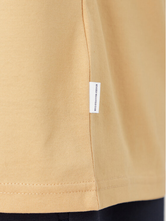 Beverly Hills Polo Club Beverly Hills Polo Club Тишърт P-FW26M-TS1536 Бежов Regular Fit