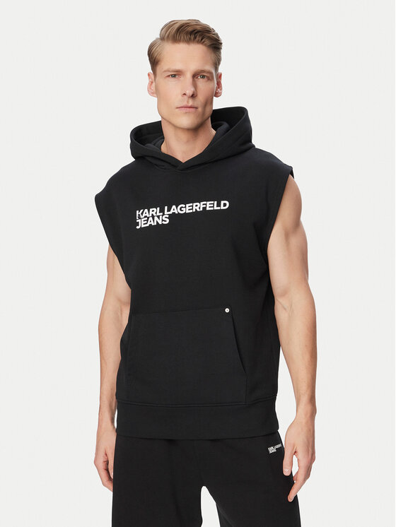 Karl Lagerfeld Jeans Karl Lagerfeld Jeans Sweatshirt B2M20029 Schwarz Regular Fit