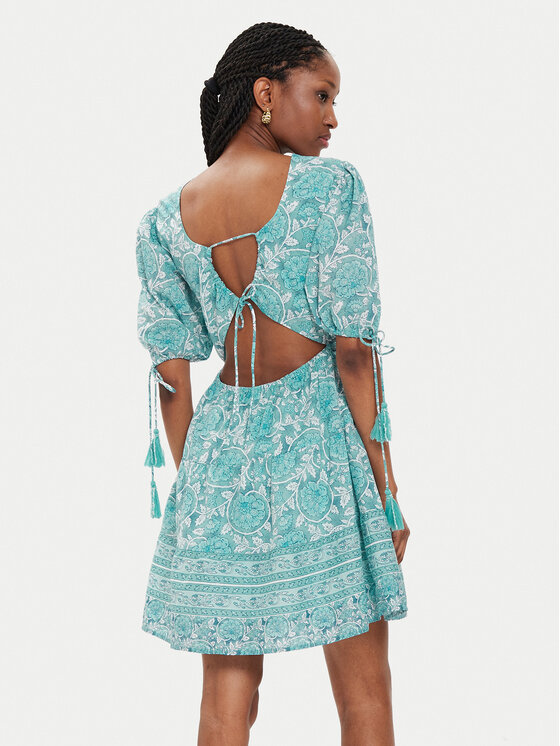Pepe Jeans Robe d ete Margot PL953478 Bleu Regular Fit