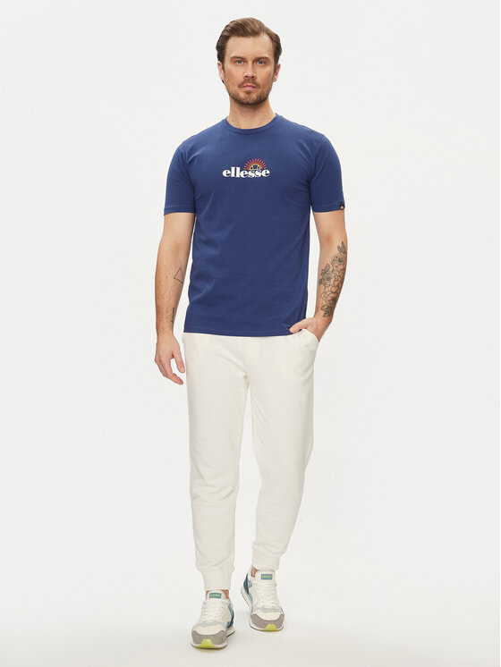 Ellesse Ellesse T-Shirt Trea SHV20126 Granatowy Regular Fit