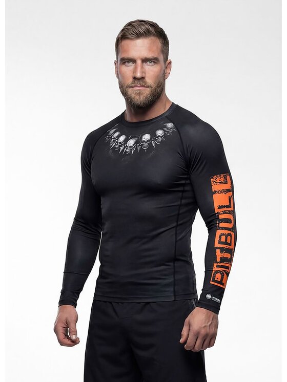 PITBULL PITBULL Koszulka techniczna BLACKY Czarny Regular Fit