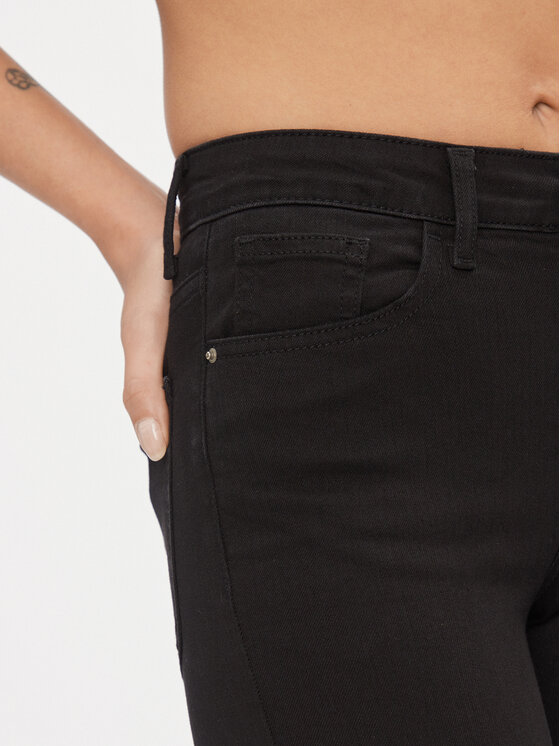 Vila Vila Traperice 14085688 Crna Bootcut Fit