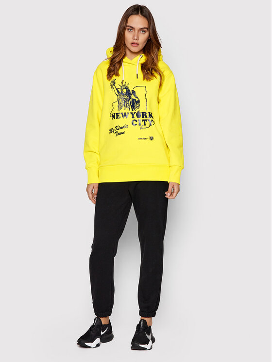 Superdry Superdry Bluza Boho And Rock W2011168A Żółty Relaxed Fit