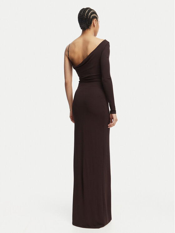 Elisabetta Franchi Elisabetta Franchi Večerné šaty AB-R47-62E2-V520 Hnedá Slim Fit