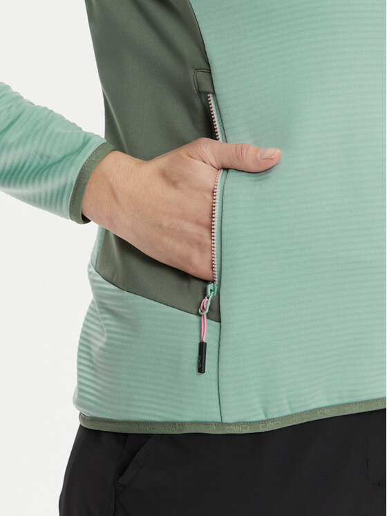 CMP CMP Fleecejacke 34E6686 Grün Regular Fit