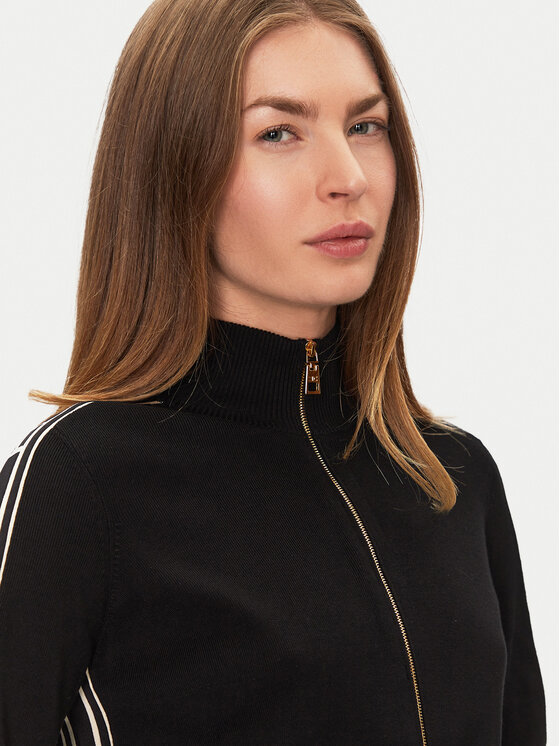 Elisabetta Franchi Elisabetta Franchi Kardigán MK-33S-51E2-V420 Fekete Regular Fit