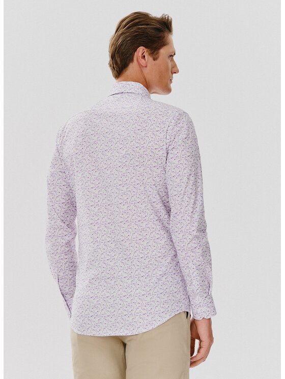 Pako Lorente Pako Lorente Koszula P24WN-1X-004 Różowy Slim Fit