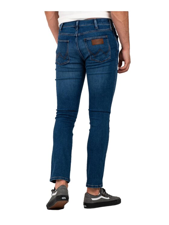 Wrangler Wrangler Jeansy W18SLD348_30/32 Niebieski Slim Fit