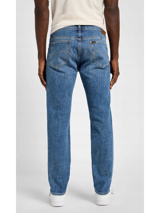 Lee Lee Jeansy Rider Niebieski Slim Fit
