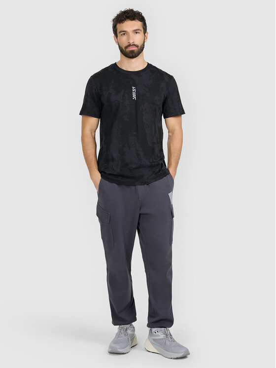4F 4F T-Shirt BRIGHT TRACK Czarny Regular Fit