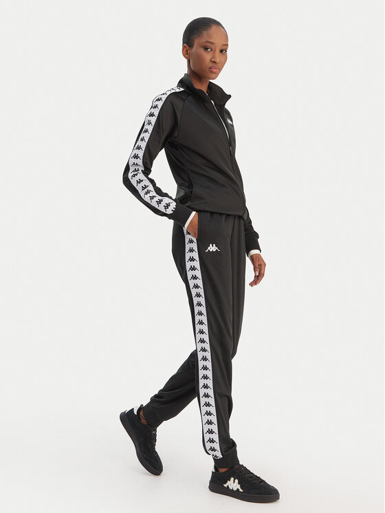 Kappa Kappa Sporta bikses Banda Wrastoria 303R5K0 Melns Slim Fit
