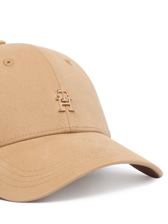 Tommy Hilfiger Tommy Hilfiger Καπέλο Jockey Elevated Chic AW0AW17631 Μπεζ