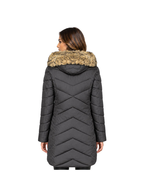 Geographical Norway Geographical Norway Parka WZ7484F/GN-BLACK Czarny Fitted Fit