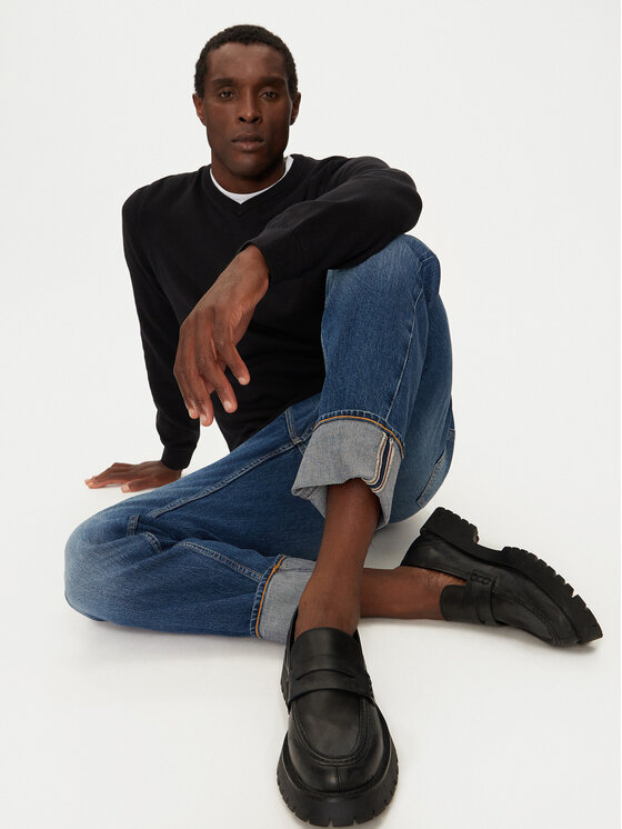 s.Oliver s.Oliver Sweater 2143174 Fekete Regular Fit