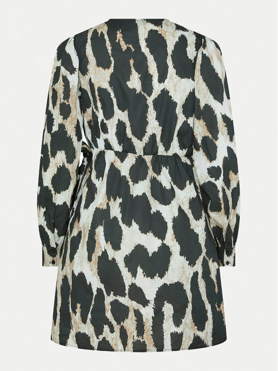 Pieces Pieces Každodenní šaty Jade 17155367 Černá Loose Fit