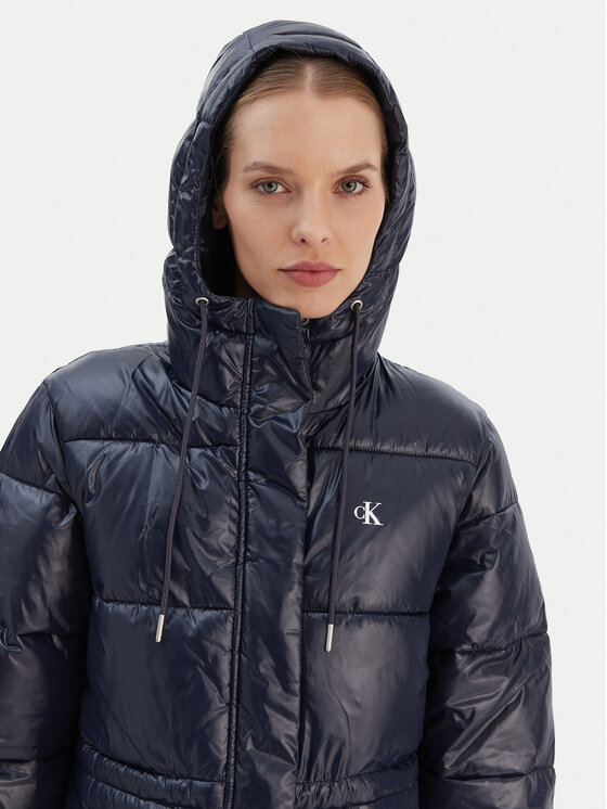 Calvin Klein Jeans Calvin Klein Jeans Zimska jakna LV047D506G Mornarsko modra Relaxed Fit