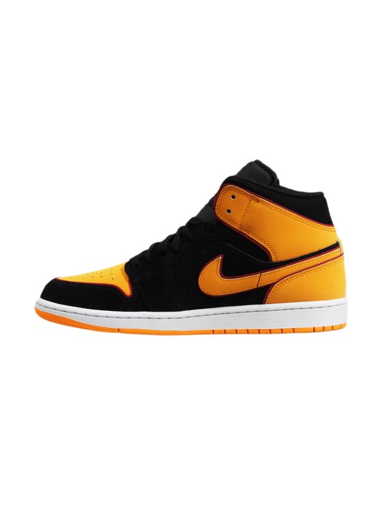 Nike Nike Buty halowe 1 Mid SE Black Orange Pomarańczowy