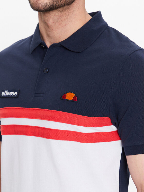 Ellesse Ellesse Polo Muccio SHR16895 Granatowy Regular Fit